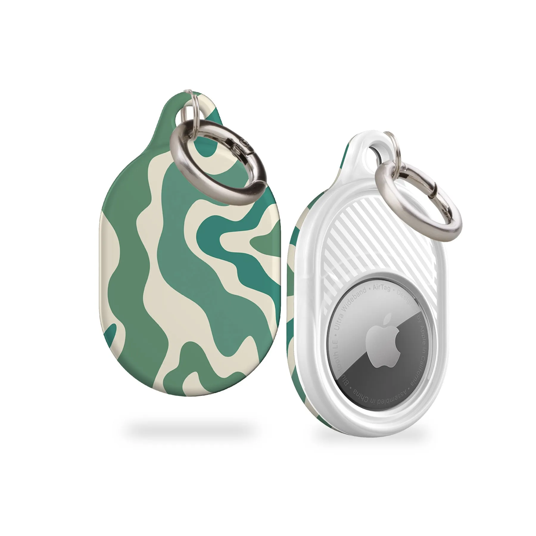Abstract Wavy AirTag Holder