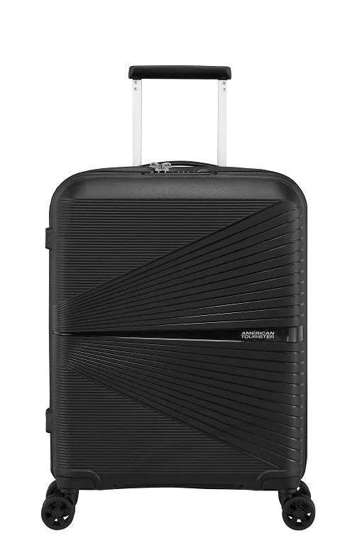 American Tourister - Airconic 55cm Small 4 Wheel Hard Suitcase - Black