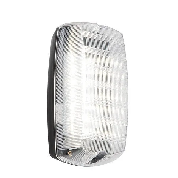 Avit 6 Watt IP44 Natural White (4200K) LED Black/Prismatic Bulkhead