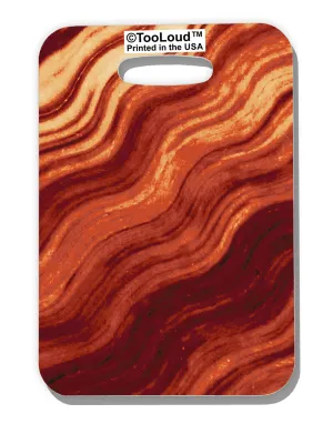Bacon Bacon Bacon Luggage Tag Single Side All Over Print by Bacon Bacon Bacon Luggage Tag Single Side All Over Print by