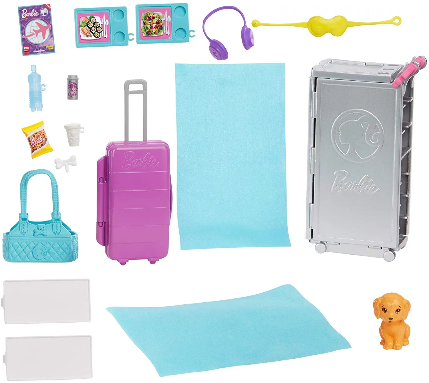 Barbie Dreamplane Playset with 15 Themed Accessories
