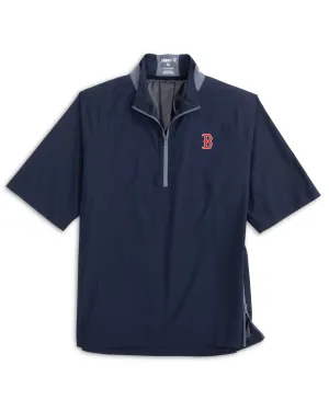 Boston Red Sox Stealth Stowable Short Sleeve Rain Jacket Boston Red Sox Stealth Stowable Short Sleeve Rain Jacket