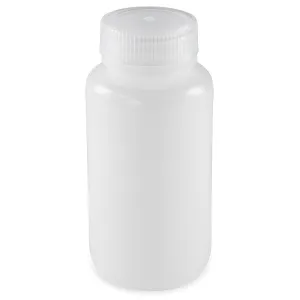 Bottle, Wide Mouth, Round, HDPE, 250mL