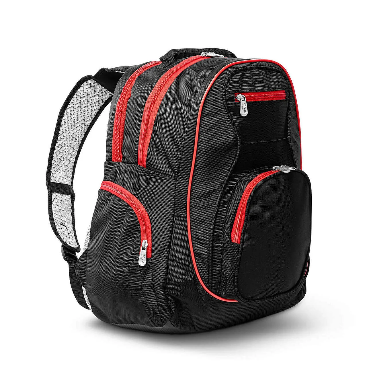 Chicago Blackhawks 2 Piece Premium Colored Trim Backpack and Luggage Set