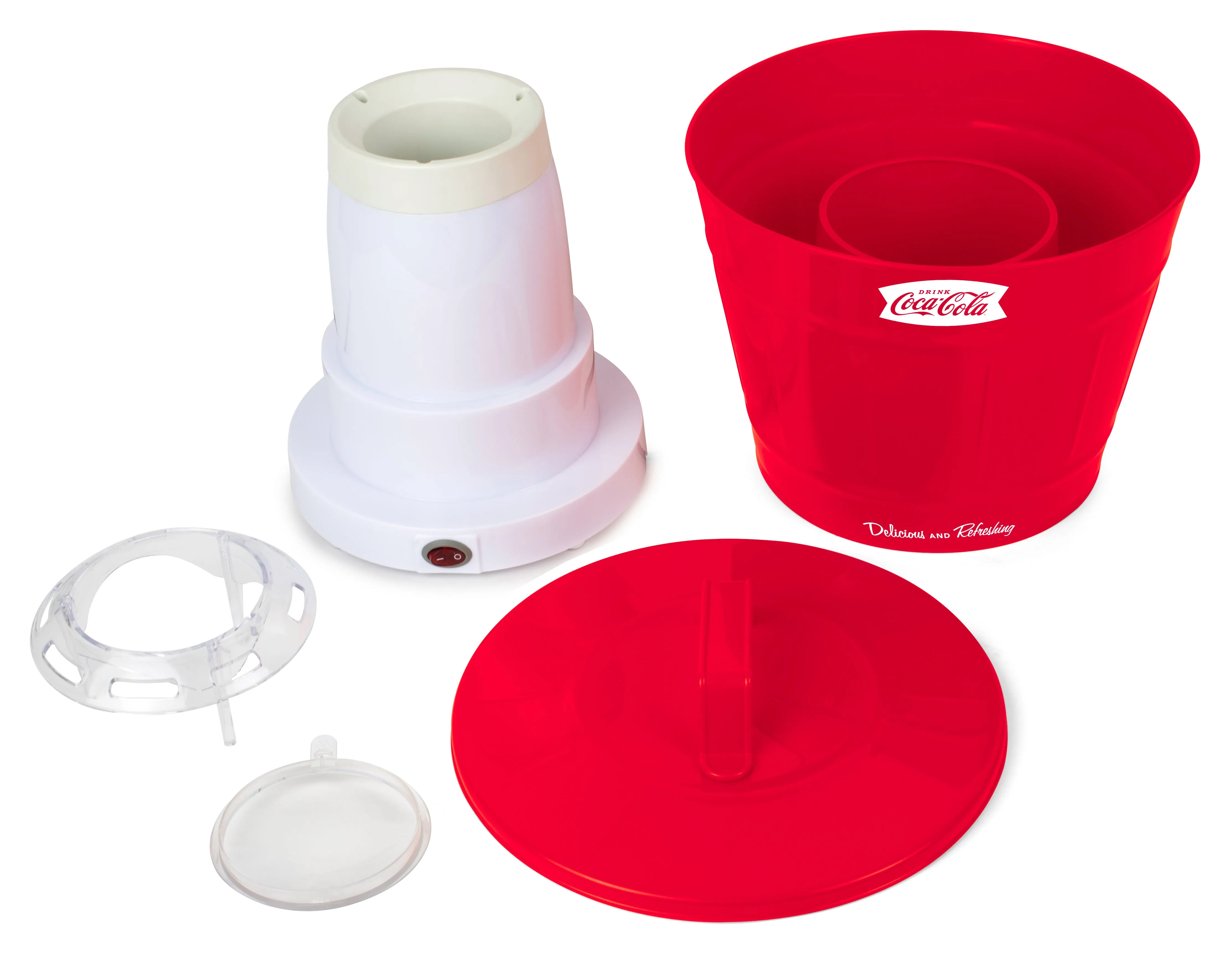 Coca-Cola Hot Air Popcorn Popper with Bucket
