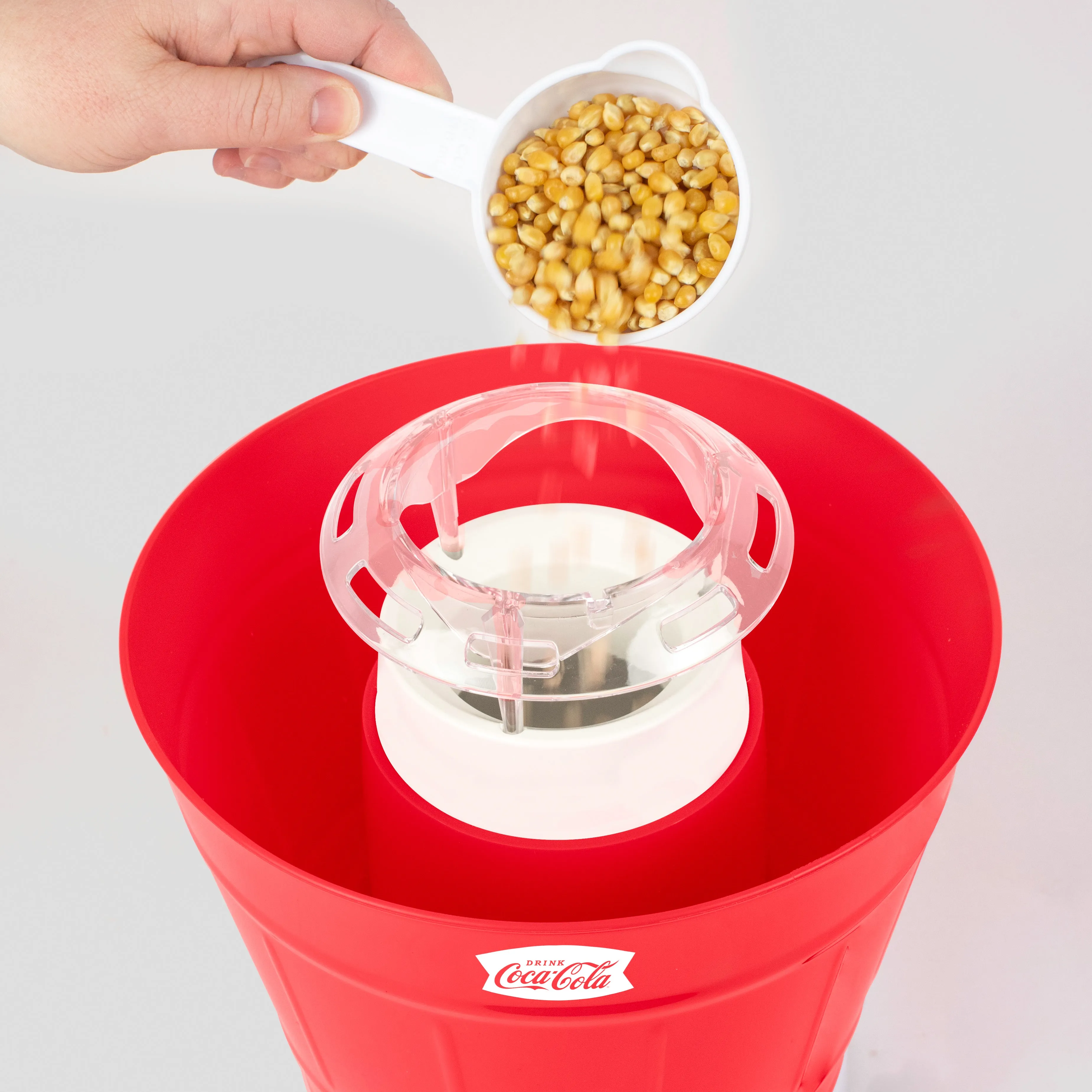 Coca-Cola Hot Air Popcorn Popper with Bucket
