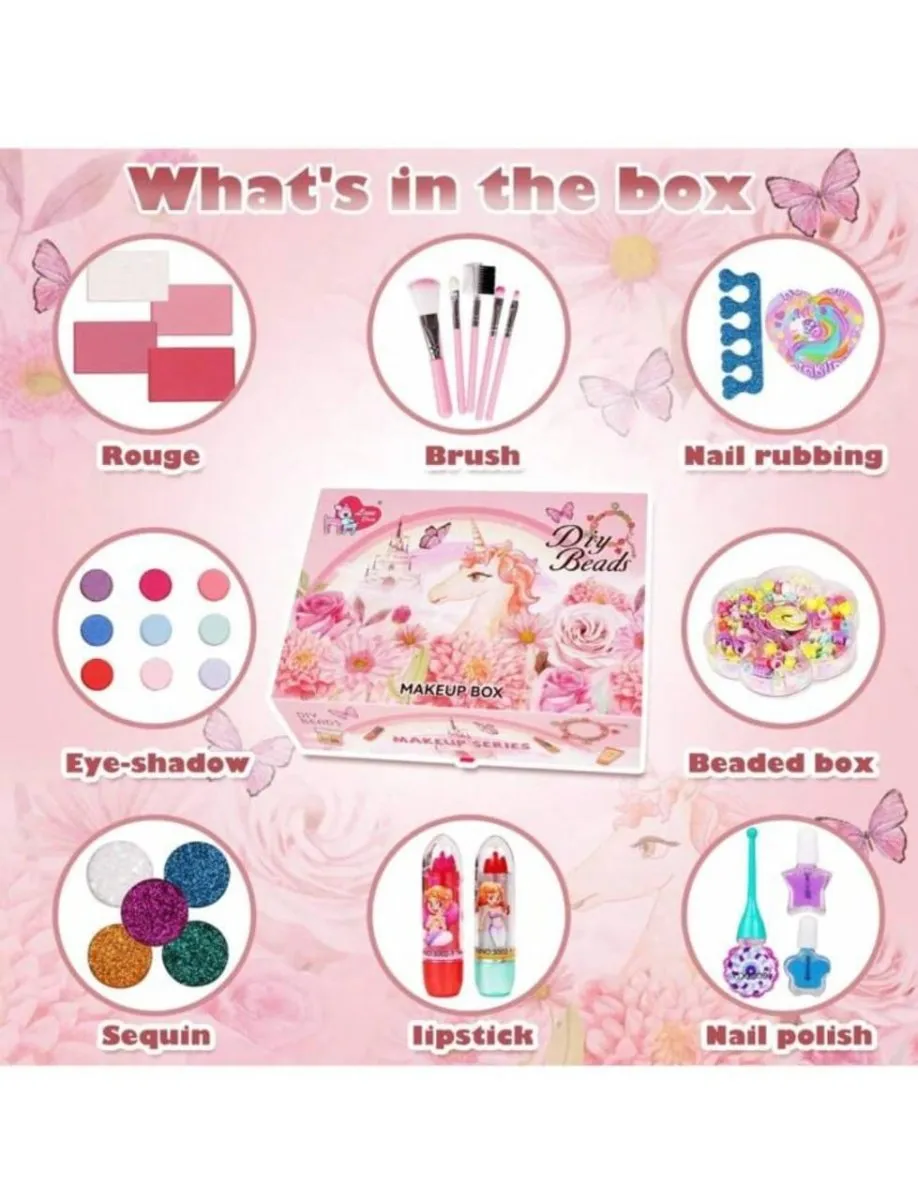 Complete Makeup Layers Cosmetics Box