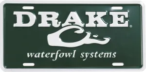 Drake Logo Waterfowl Systems License Plate
