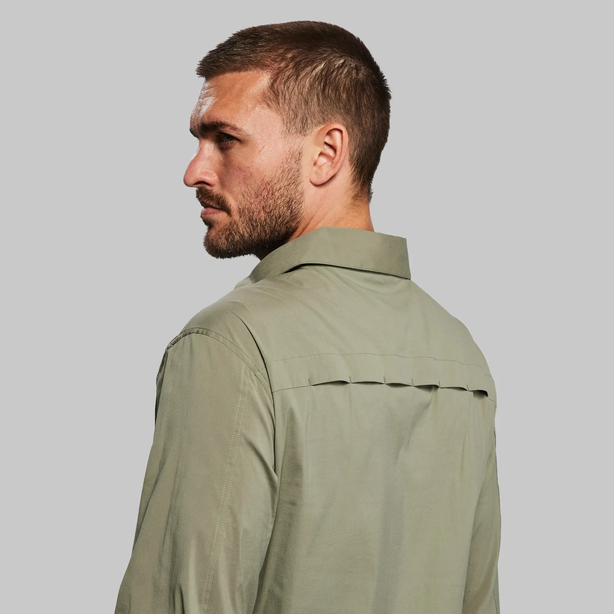 Equator Shirt. Grey-Green edition