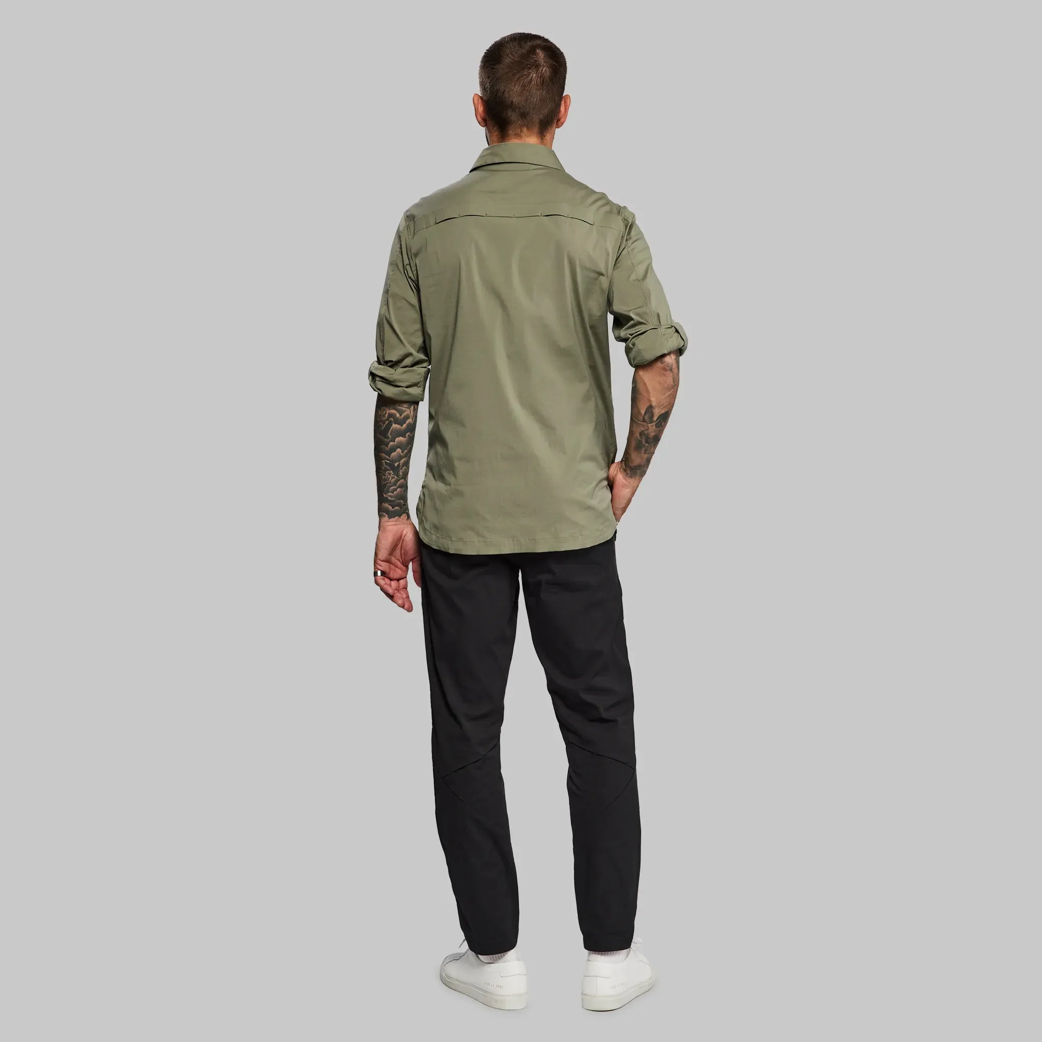 Equator Shirt. Grey-Green edition
