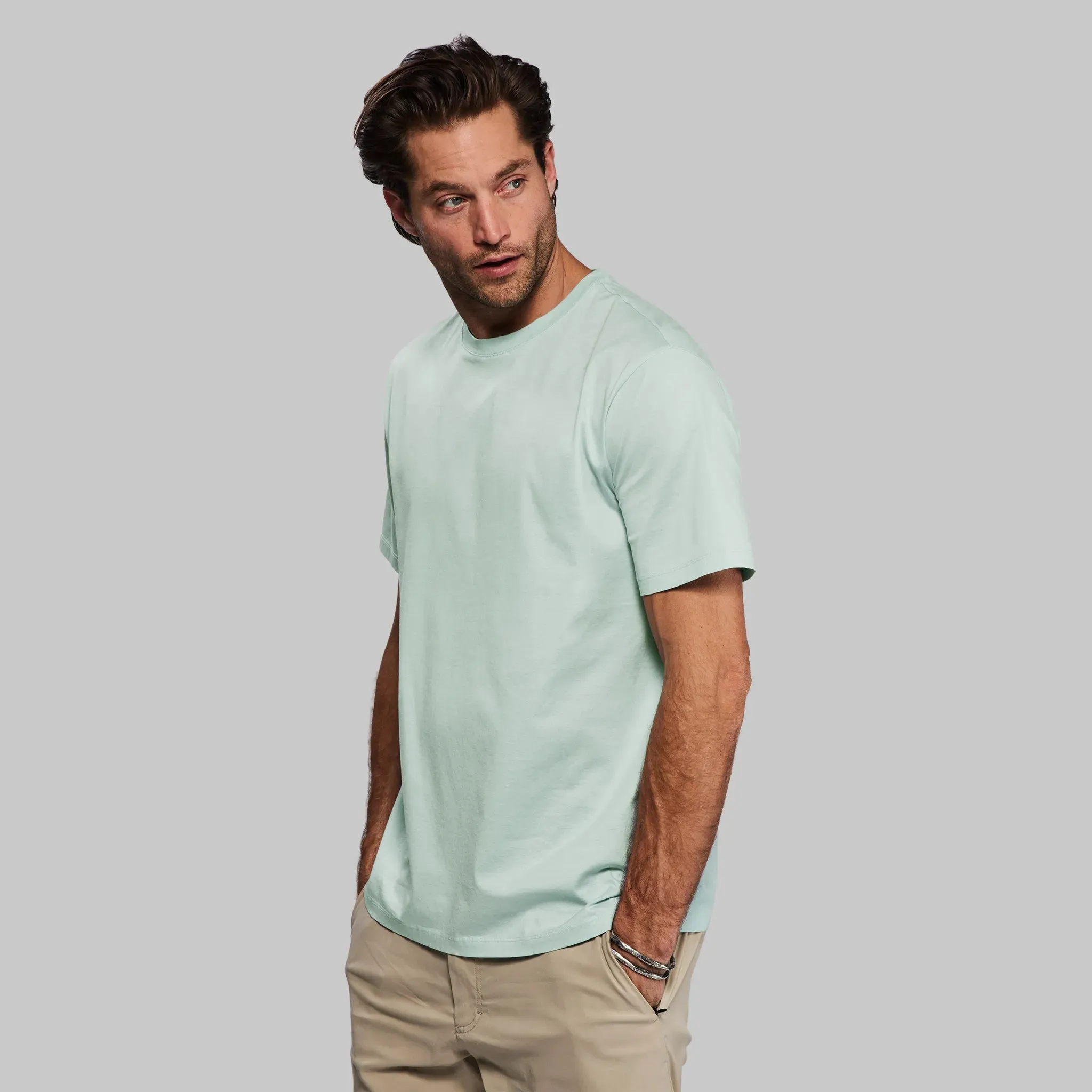 Equator T Shirt. Mint Green edition