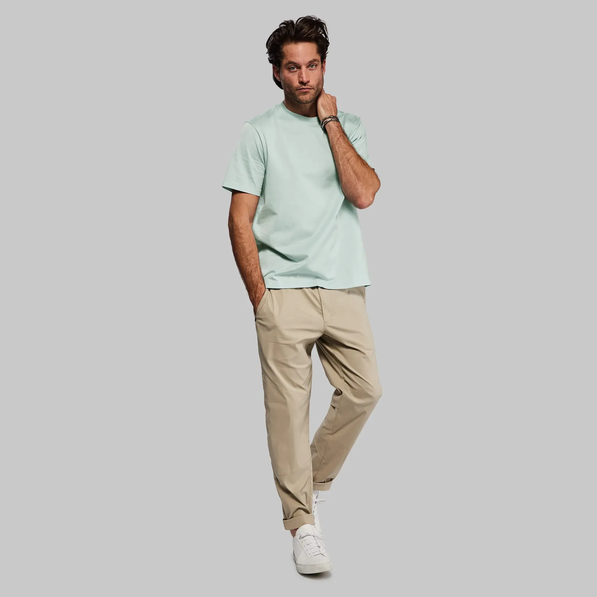 Equator T Shirt. Mint Green edition