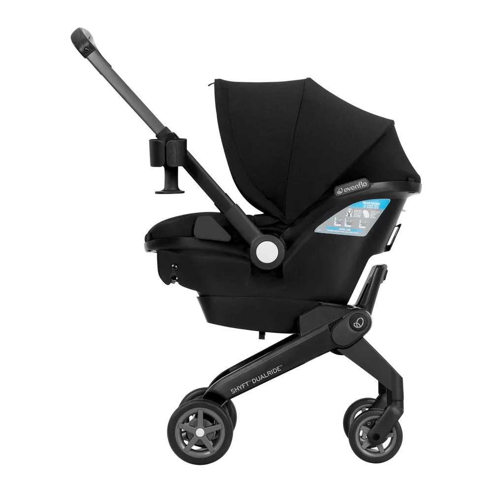 Evenflo Shyft DualRide Infant Car Seat and Car Seat Carrier Combo with SensorSafe - Beaufort