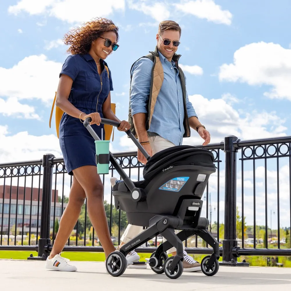 Evenflo Shyft DualRide Infant Car Seat and Car Seat Carrier Combo with SensorSafe - Beaufort