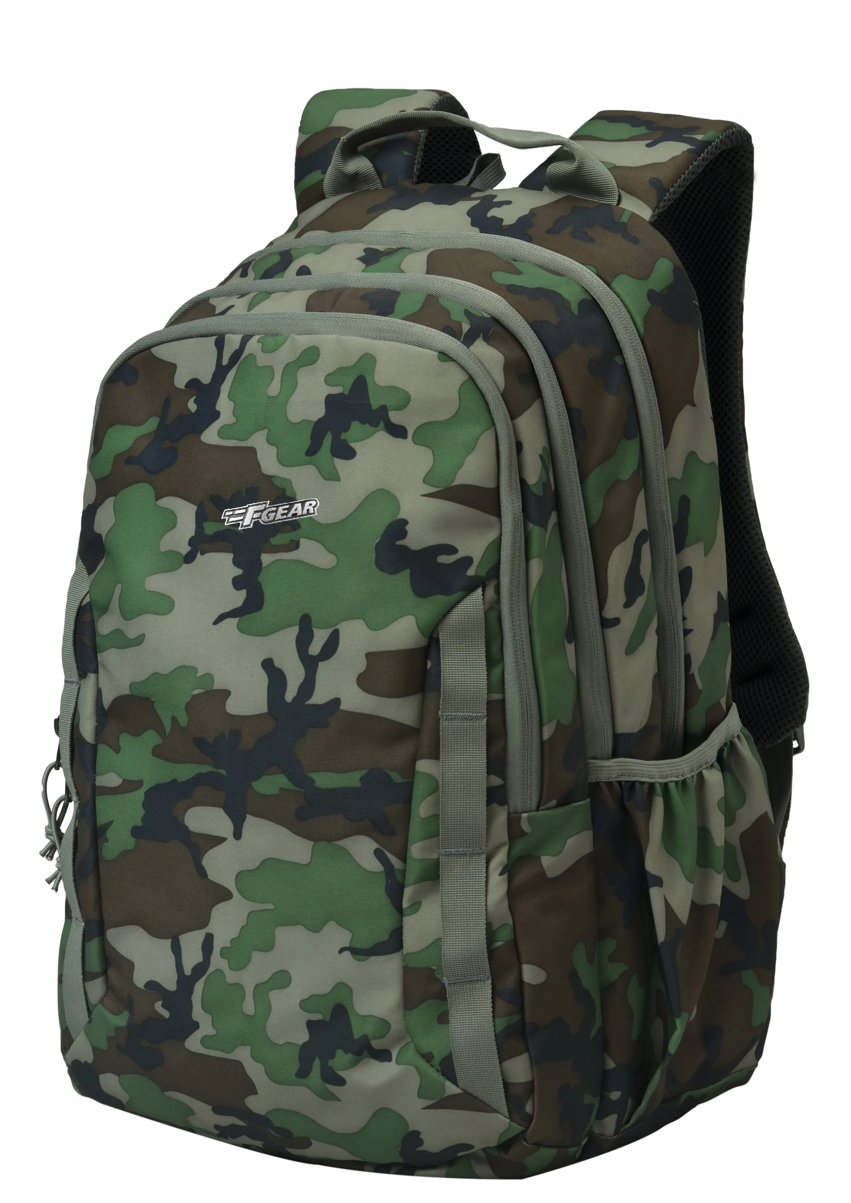 F Gear Raider 30 L Woodland A Camo Backpack with Rain Cover