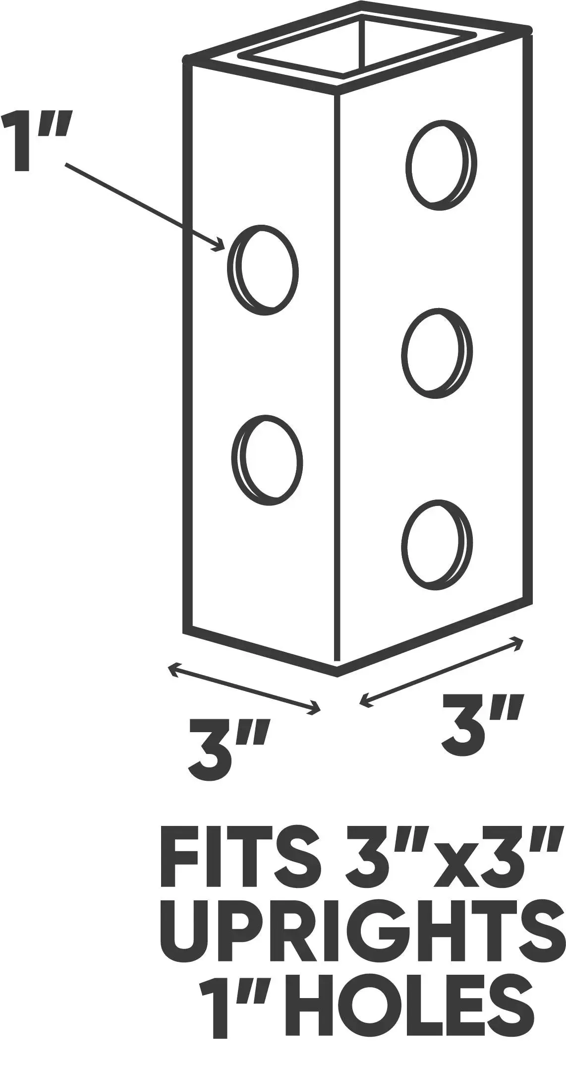 Fringe Sport 3x3 Sturdy Side Storage