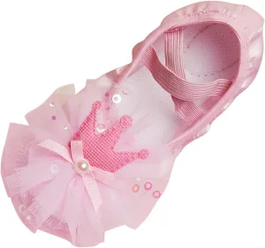 Girls Crown Pattern Bow Ballet Shoes Yoga Dance Performance Indoor Shoes (Toddler/Little/Big Kid) Girls Crown Pattern Bow Ballet Shoes Yoga Dance Performance Indoor Shoes (Toddler/Little/Big Kid)