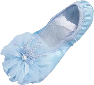 Girls Crown Pattern Bow Ballet Shoes Yoga Dance Performance Indoor Shoes (Toddler/Little/Big Kid) Girls Crown Pattern Bow Ballet Shoes Yoga Dance Performance Indoor Shoes (Toddler/Little/Big Kid)