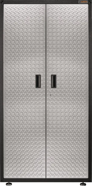 Gladiator GALG36KDYG Gear Box, 225 lb, 3-Shelf, Steel, Silver Tread :EA: QUANTITY: 1