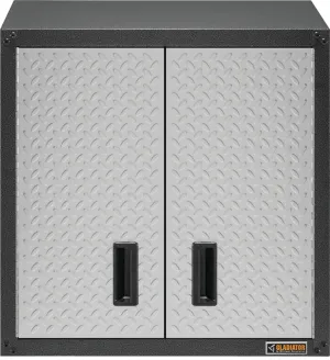 Gladiator GAWG28FDYG Gear Box, 150 lb, 2-Shelf, Steel, Silver Tread :EA: QUANTITY: 1