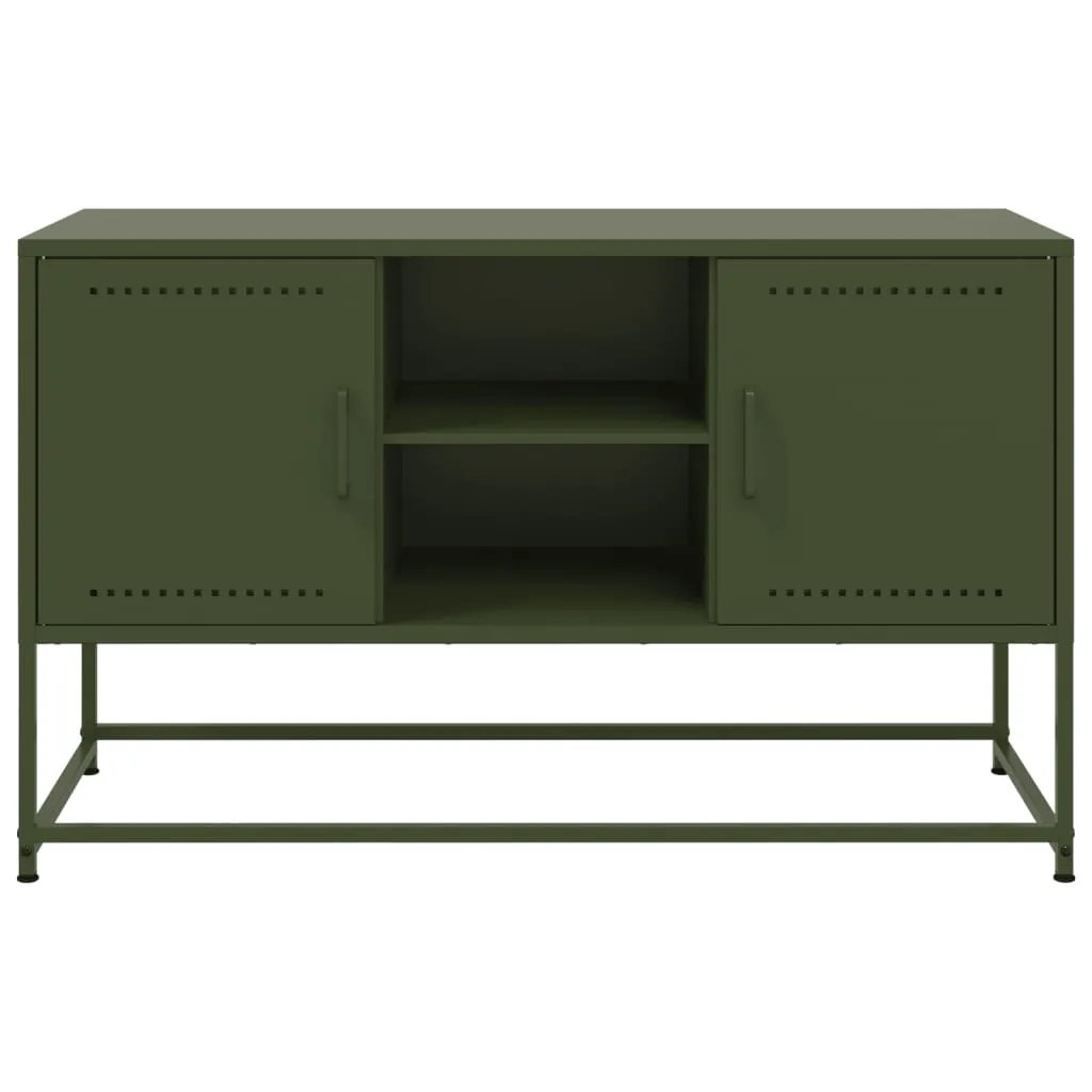 Highboard White 36x39x107 cm Steel