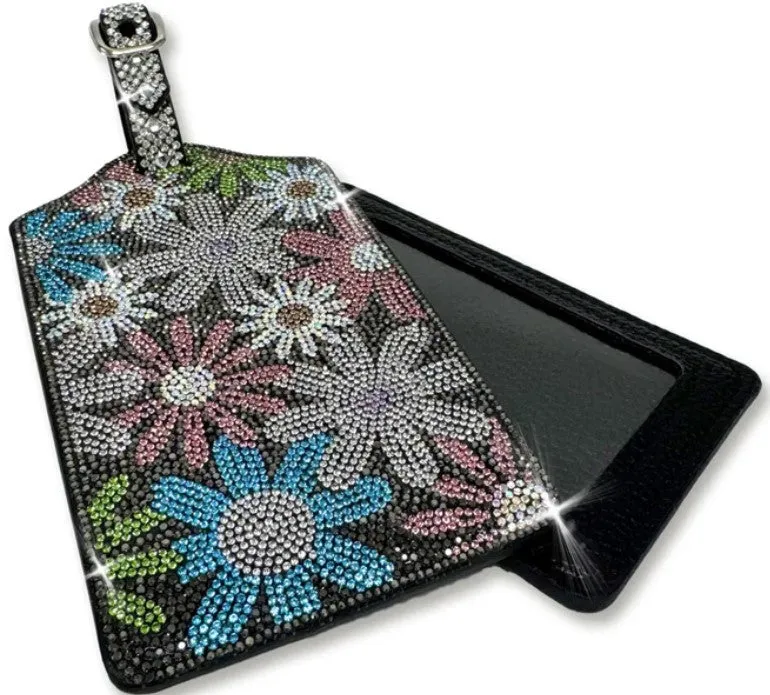 JACQUELINE KENT FLOWER POWER LUGGAGE TAG