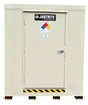 Justrite 912021 2-Drum, 2hr Fire-Rated Safety Locker w/ Explosion Relief Panels
