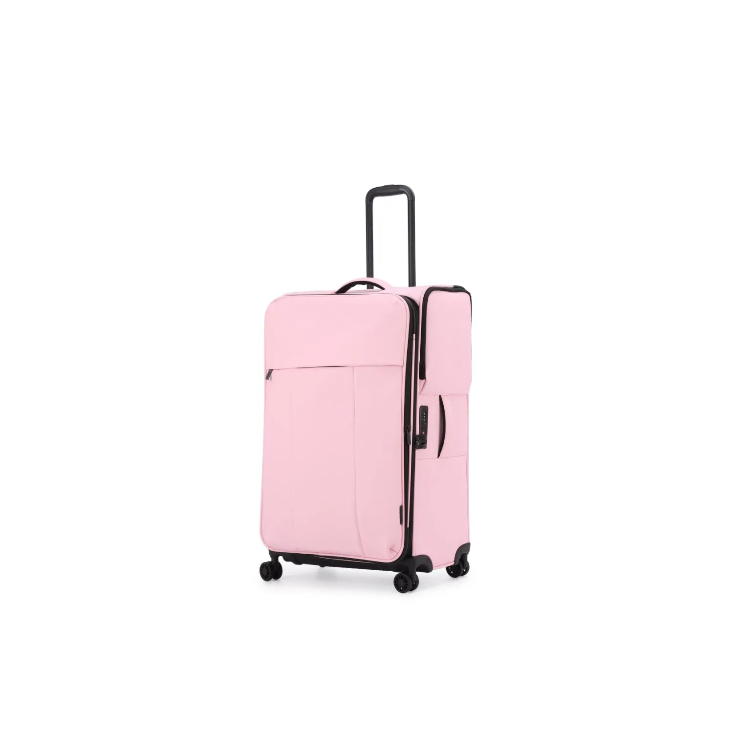 Kate Hill - KL78 71cm Willow Large 4 Wheel spinner Suitcase - Pink