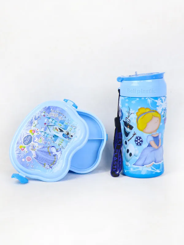 Kids Lunch Box & Water Bottle Frozen Gift Box