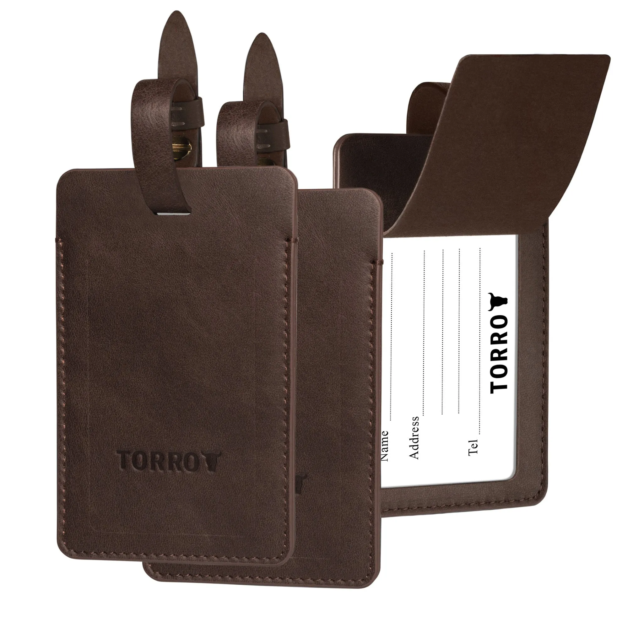 Leather Luggage Tag (2 Pack)