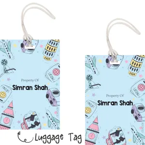 Luggage Tag - Around The World Luggage Tag - Around The World
