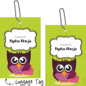 Luggage Tags - Z Zag Owl Luggage Tags - Z Zag Owl
