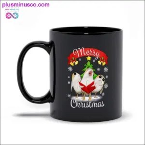 Merry Christmas / Birds Marry Christmas Essential Black Mugs Merry Christmas / Birds Marry Christmas Essential Black Mugs