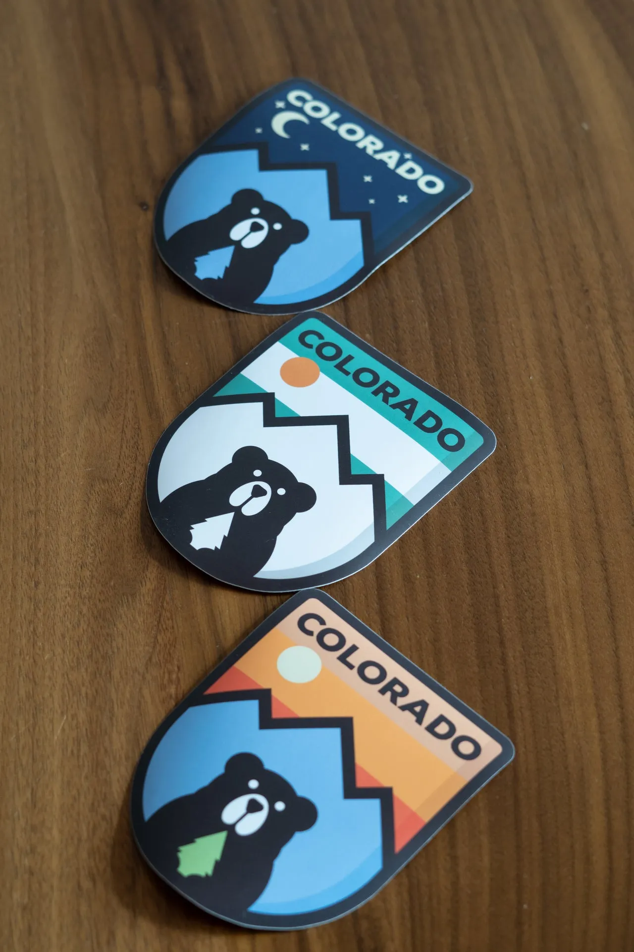 Mint Mountain Bear Sticker