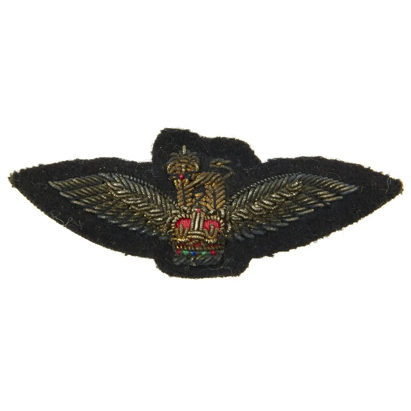 Original British WWII Airborne Parachute Regiment Insignia Badge and Pin Set