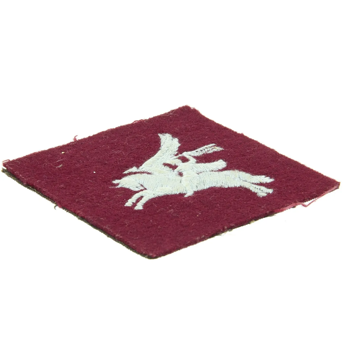 Original British WWII Airborne Parachute Regiment Insignia Badge and Pin Set
