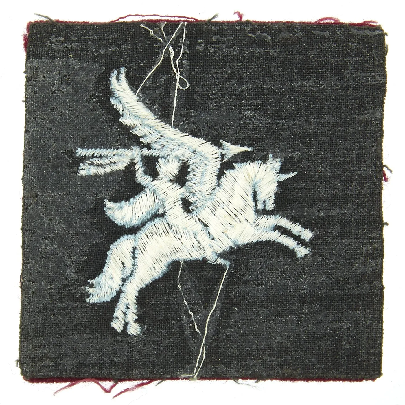 Original British WWII Airborne Parachute Regiment Insignia Badge and Pin Set