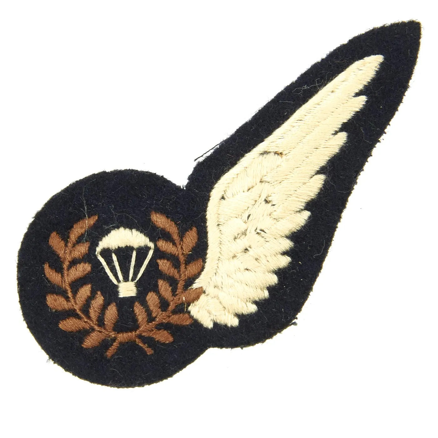 Original British WWII Airborne Parachute Regiment Insignia Badge and Pin Set