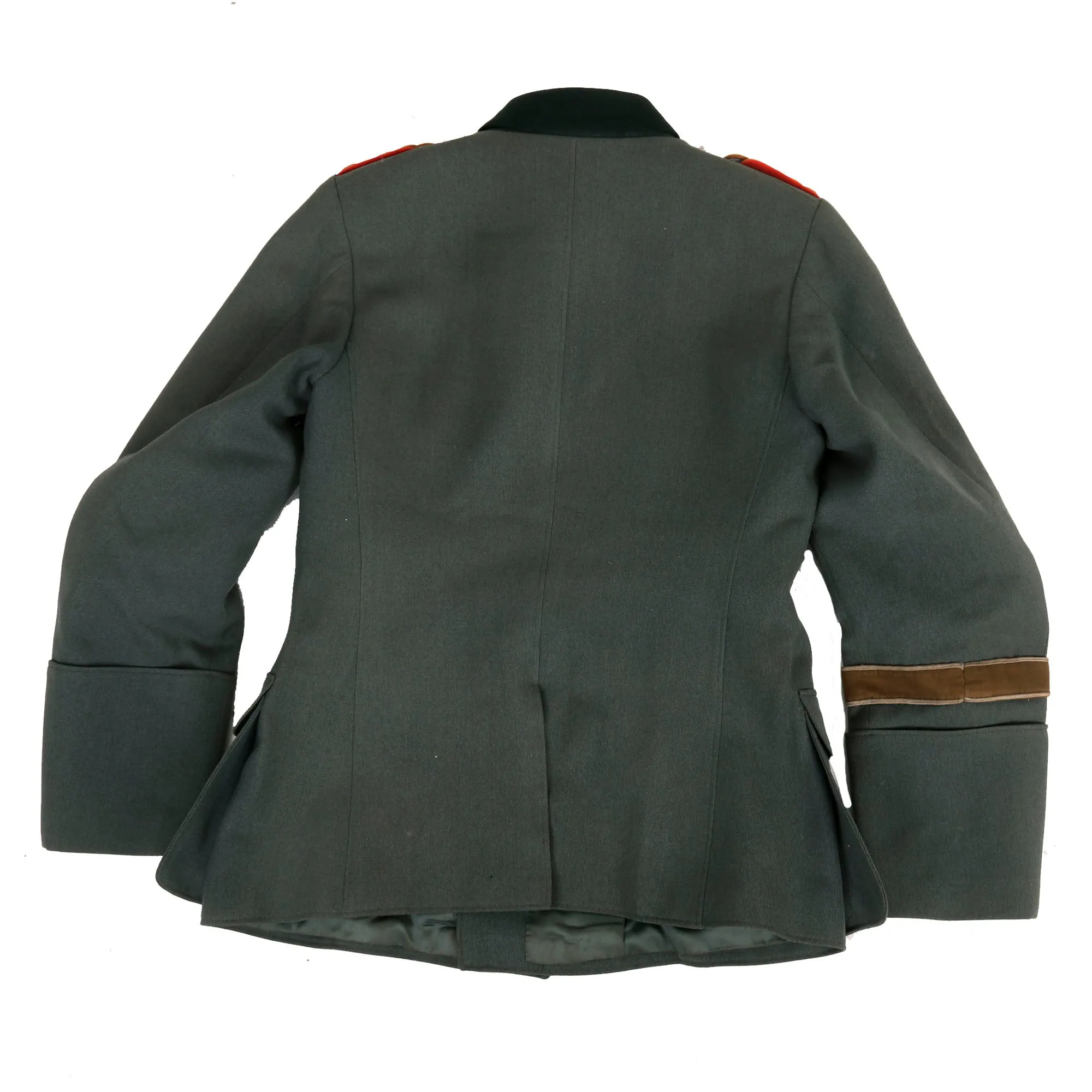 Original German WWII 15th & 18th Panzer Div. Commander Generalleutnant Erwin Menny Uniform, Photo & Document Set - Formerly Part of the A.A.F. Tank Museum
