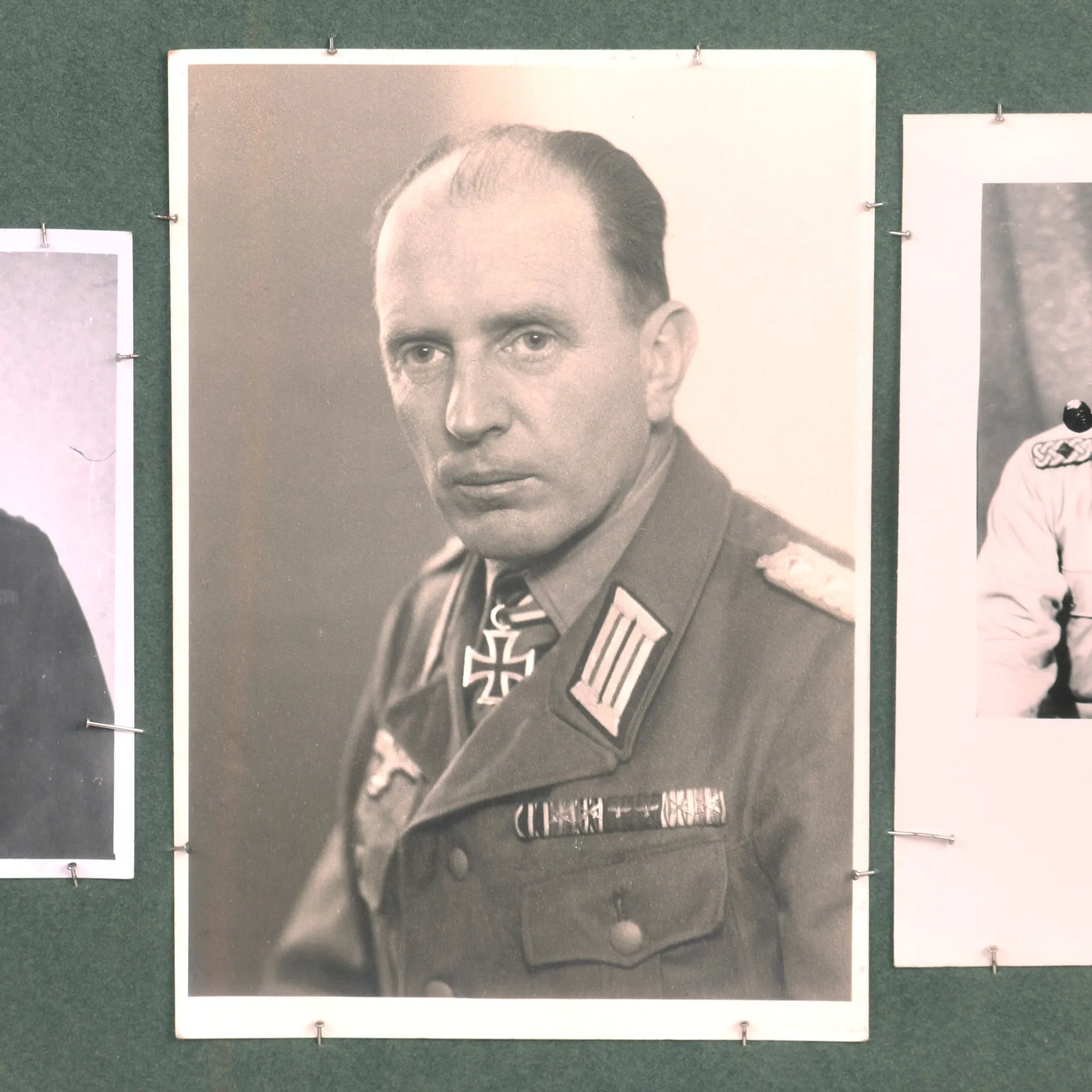 Original German WWII 15th & 18th Panzer Div. Commander Generalleutnant Erwin Menny Uniform, Photo & Document Set - Formerly Part of the A.A.F. Tank Museum
