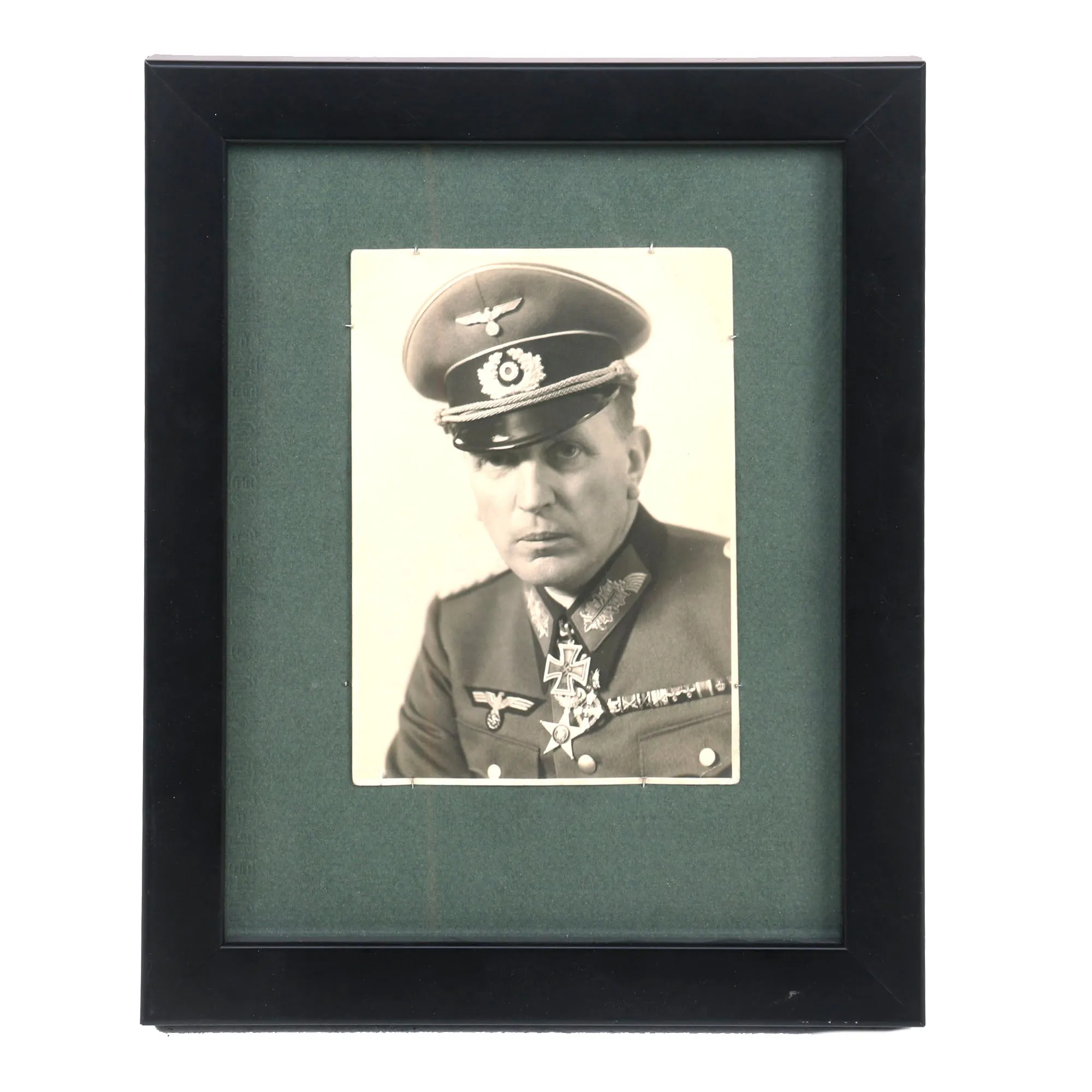 Original German WWII 15th & 18th Panzer Div. Commander Generalleutnant Erwin Menny Uniform, Photo & Document Set - Formerly Part of the A.A.F. Tank Museum