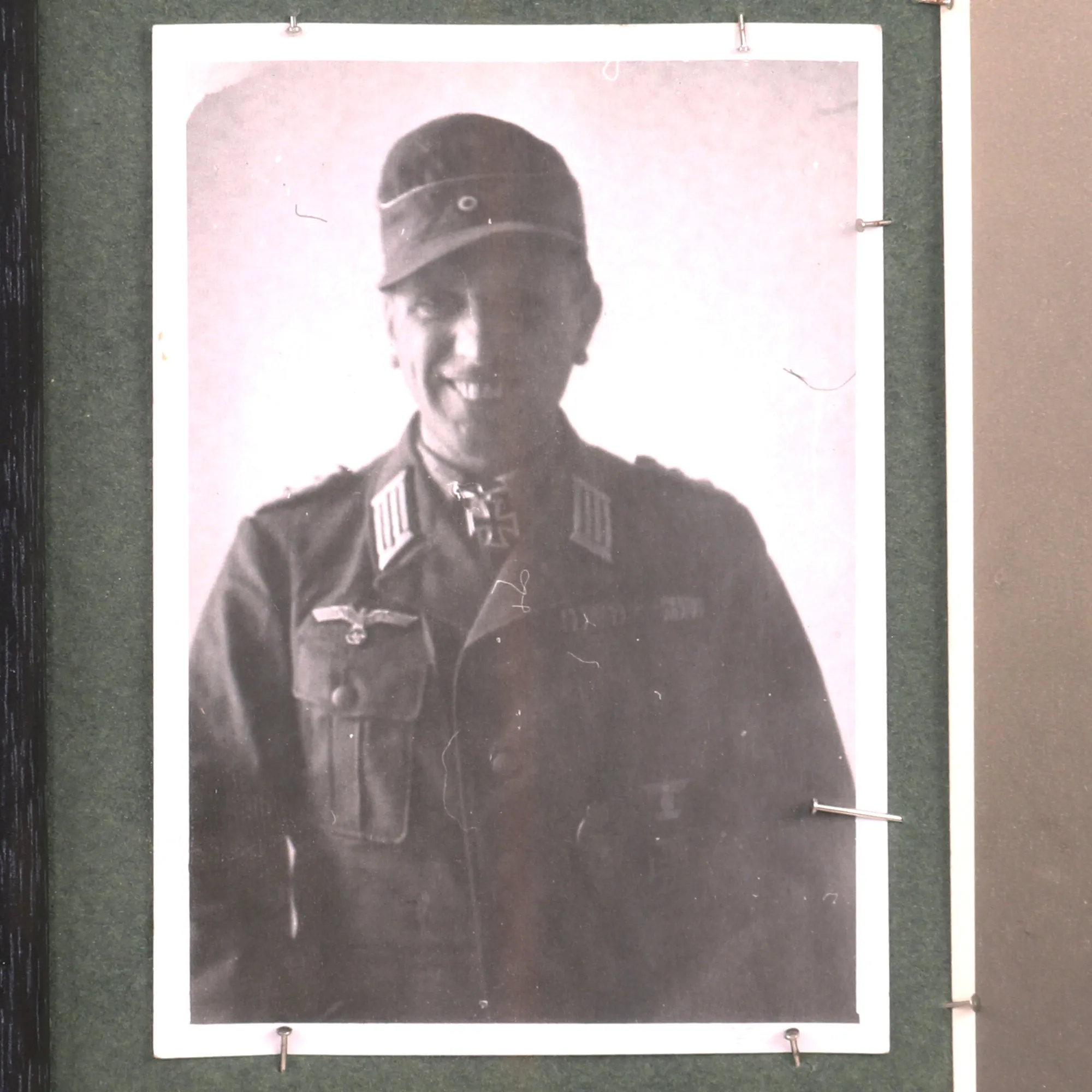 Original German WWII 15th & 18th Panzer Div. Commander Generalleutnant Erwin Menny Uniform, Photo & Document Set - Formerly Part of the A.A.F. Tank Museum
