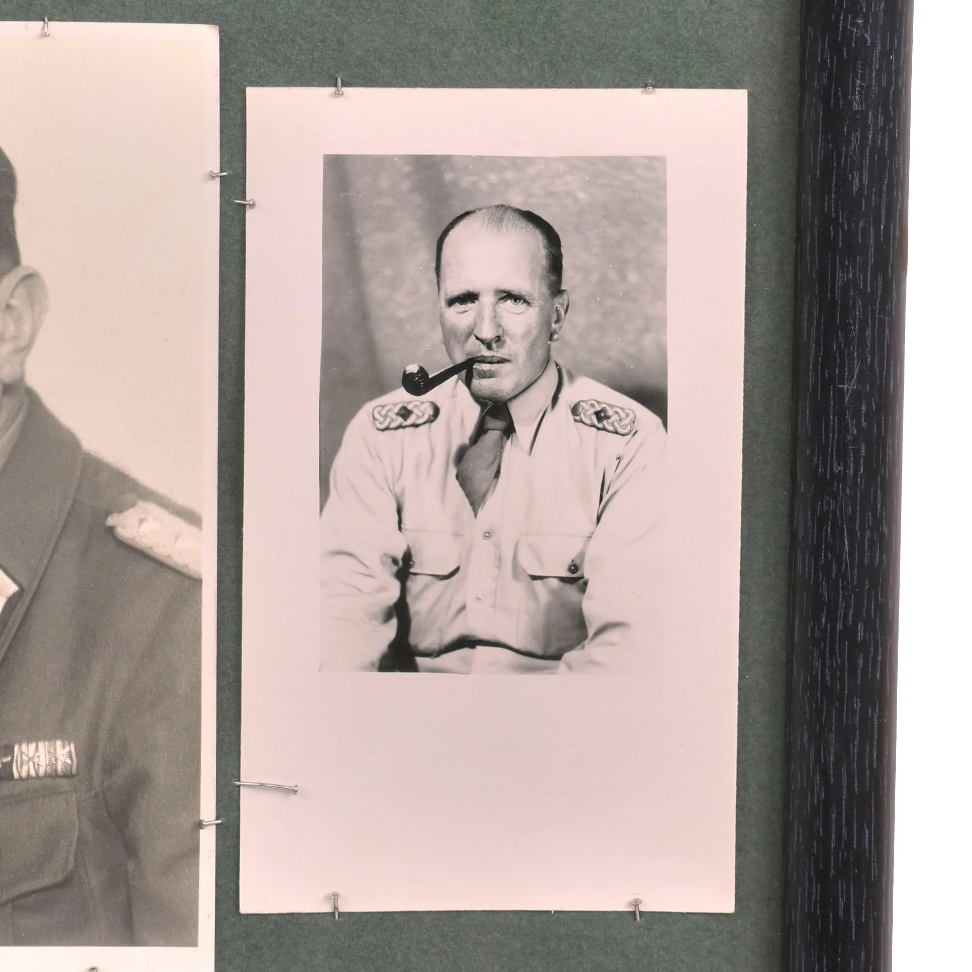Original German WWII 15th & 18th Panzer Div. Commander Generalleutnant Erwin Menny Uniform, Photo & Document Set - Formerly Part of the A.A.F. Tank Museum