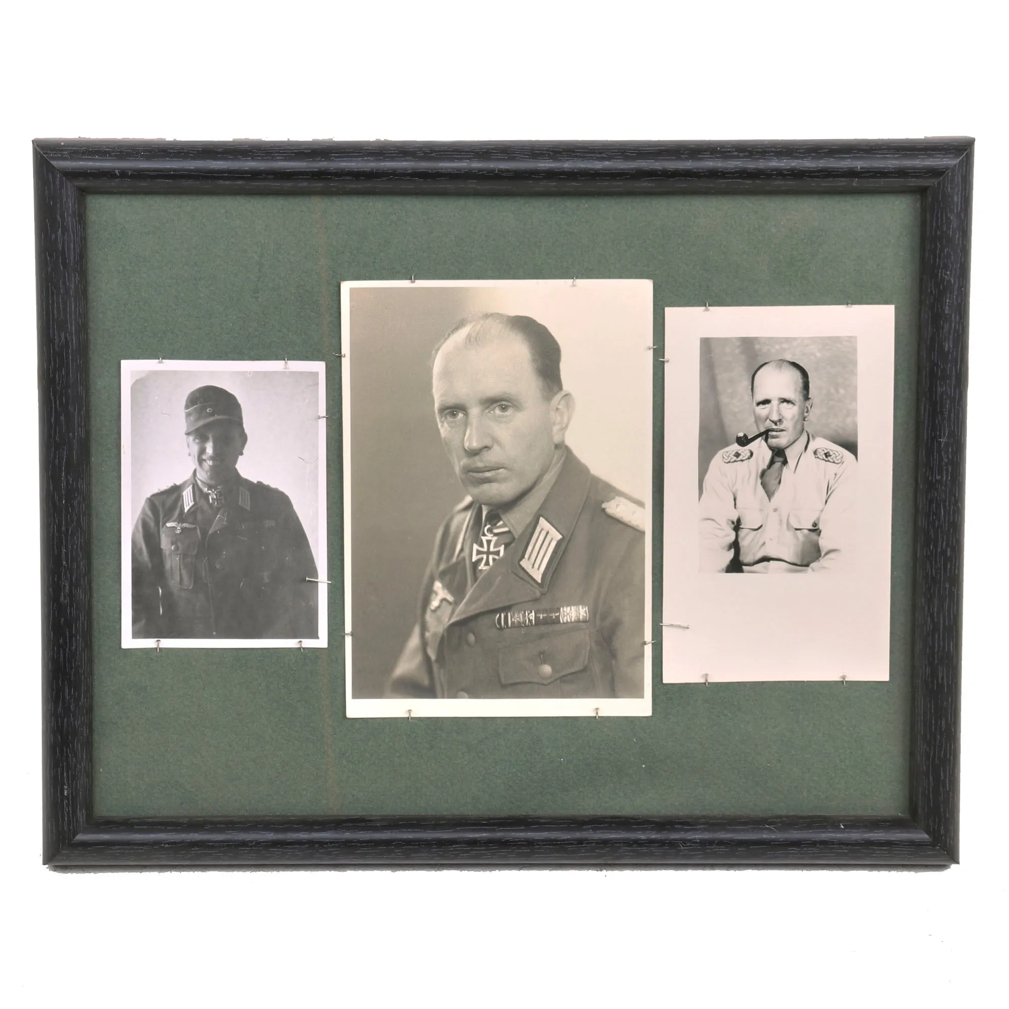 Original German WWII 15th & 18th Panzer Div. Commander Generalleutnant Erwin Menny Uniform, Photo & Document Set - Formerly Part of the A.A.F. Tank Museum