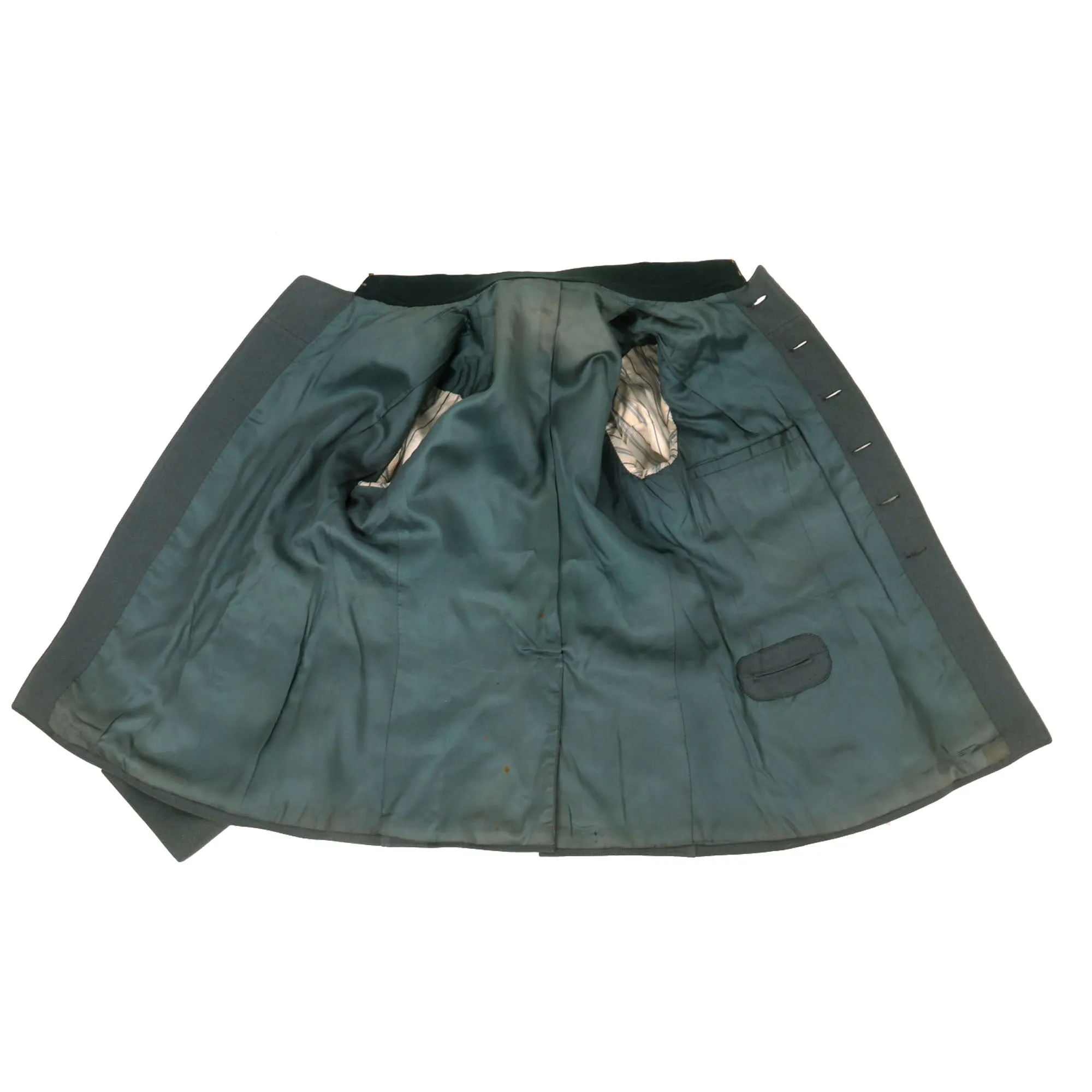 Original German WWII 15th & 18th Panzer Div. Commander Generalleutnant Erwin Menny Uniform, Photo & Document Set - Formerly Part of the A.A.F. Tank Museum