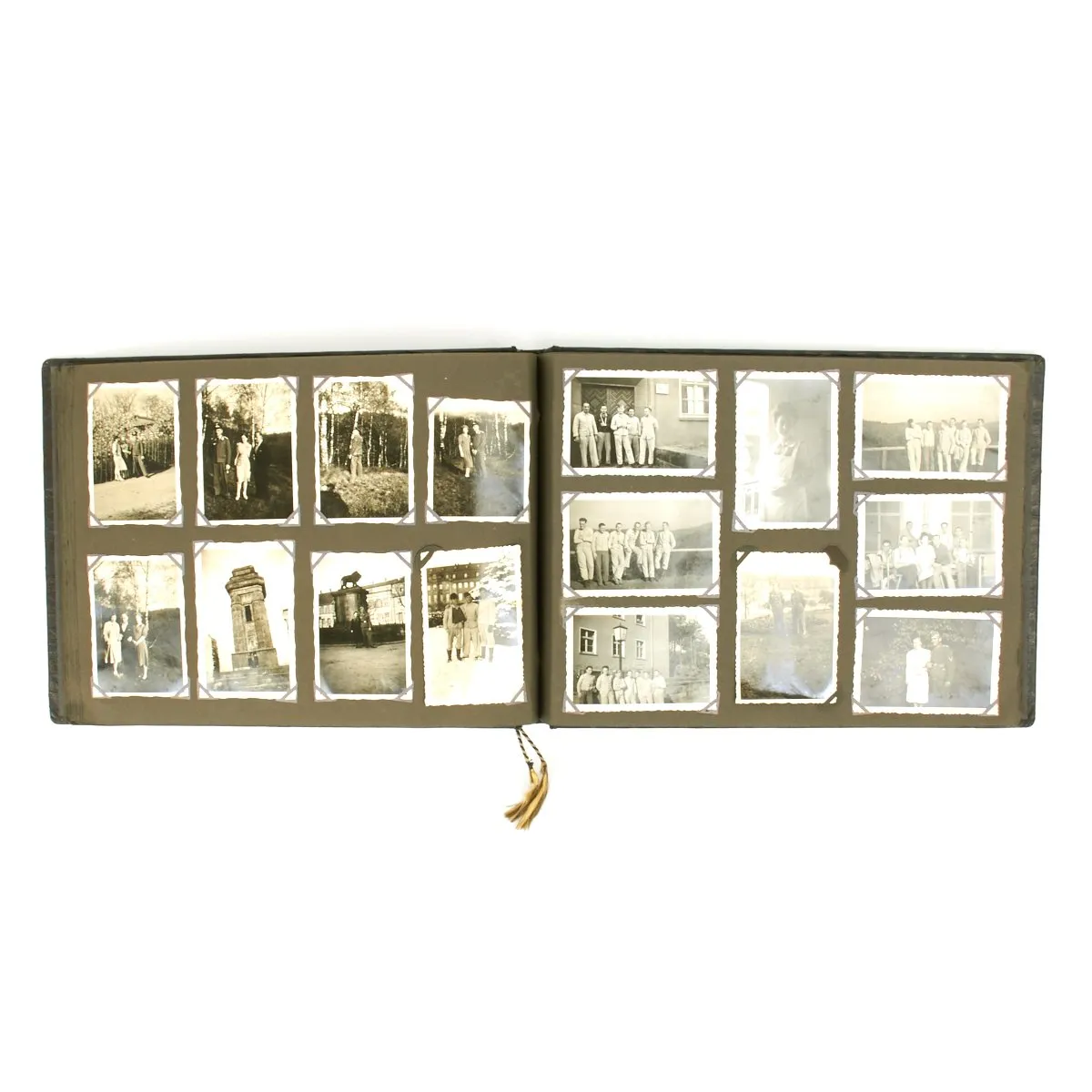 Original German WWII 1942-1943 Panzer Grenadier NCO Photo Album - 300 Photos