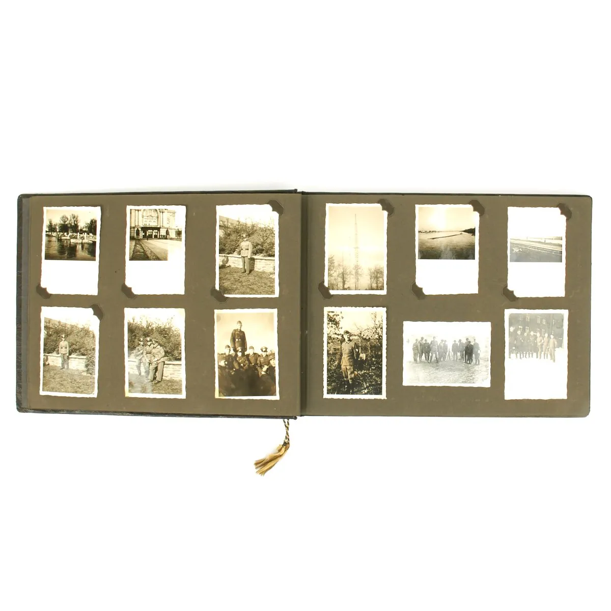 Original German WWII 1942-1943 Panzer Grenadier NCO Photo Album - 300 Photos