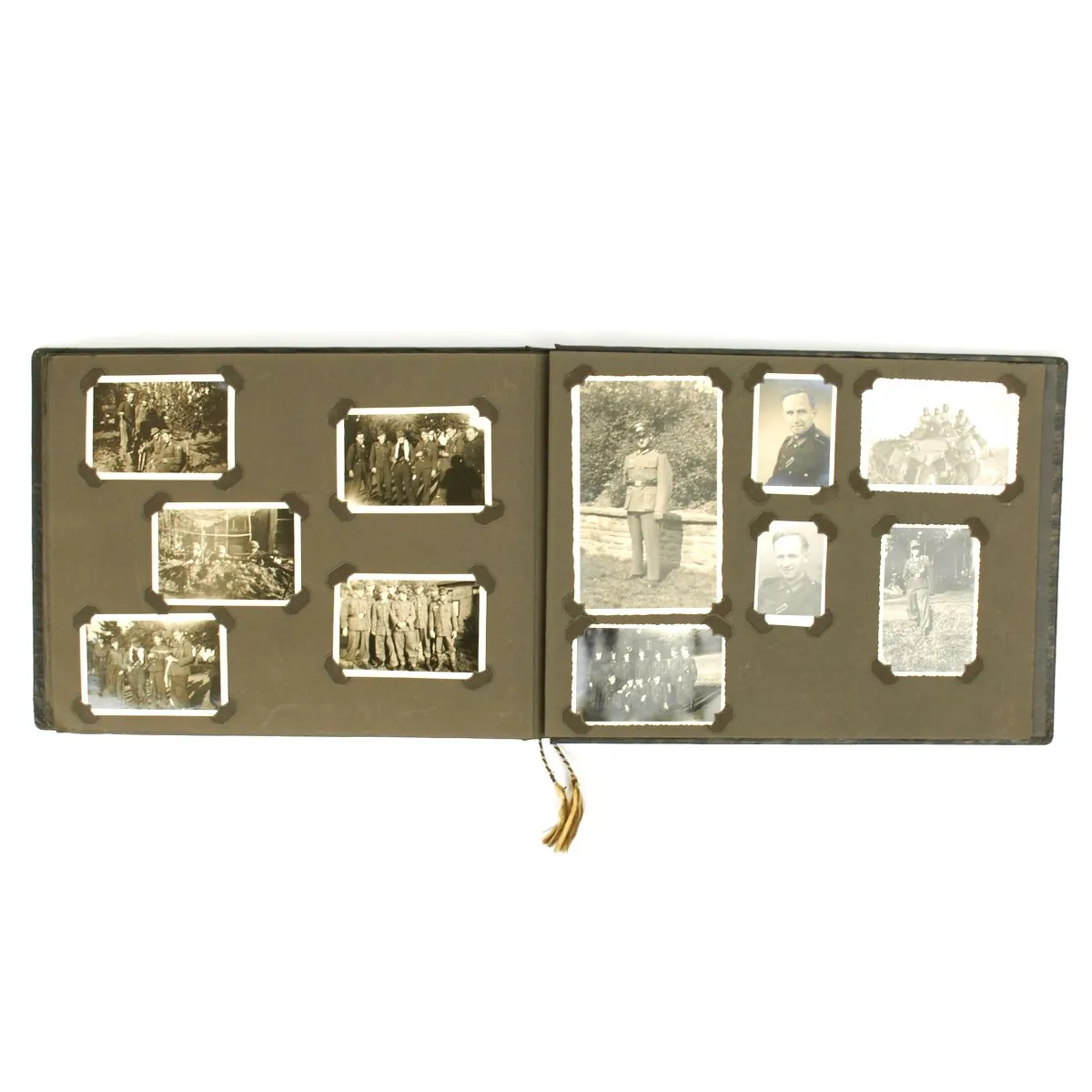 Original German WWII 1942-1943 Panzer Grenadier NCO Photo Album - 300 Photos