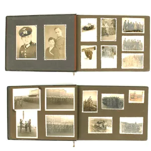 Original German WWII 1942-1943 Panzer Grenadier NCO Photo Album - 300 Photos