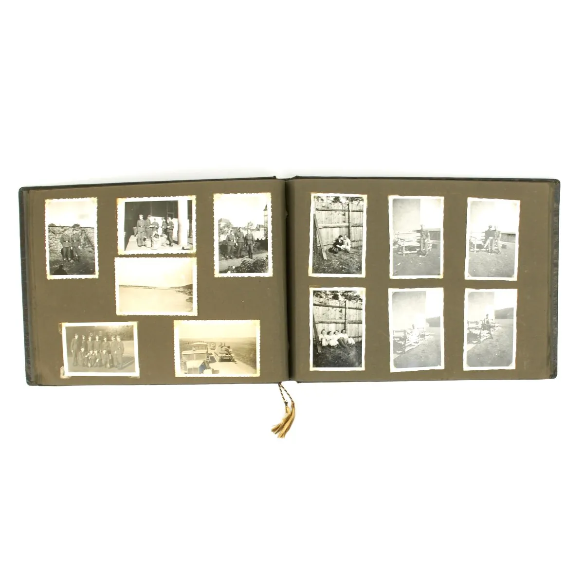 Original German WWII 1942-1943 Panzer Grenadier NCO Photo Album - 300 Photos